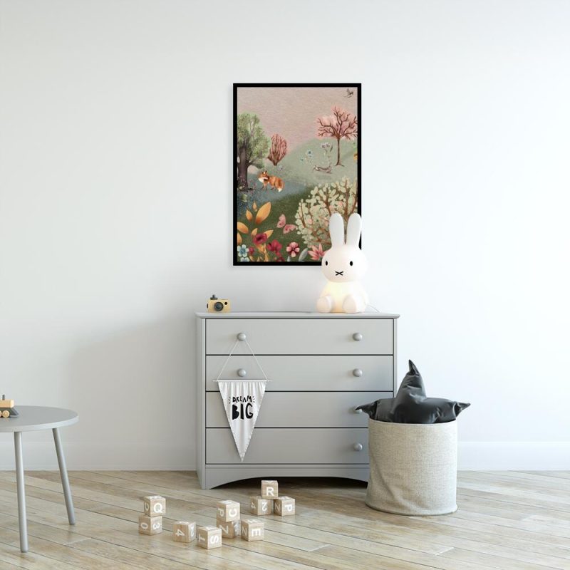 Kolorowy plakat dla dzieci – Kwiaty Kolorowy plakat dla dzieci - Kwiaty