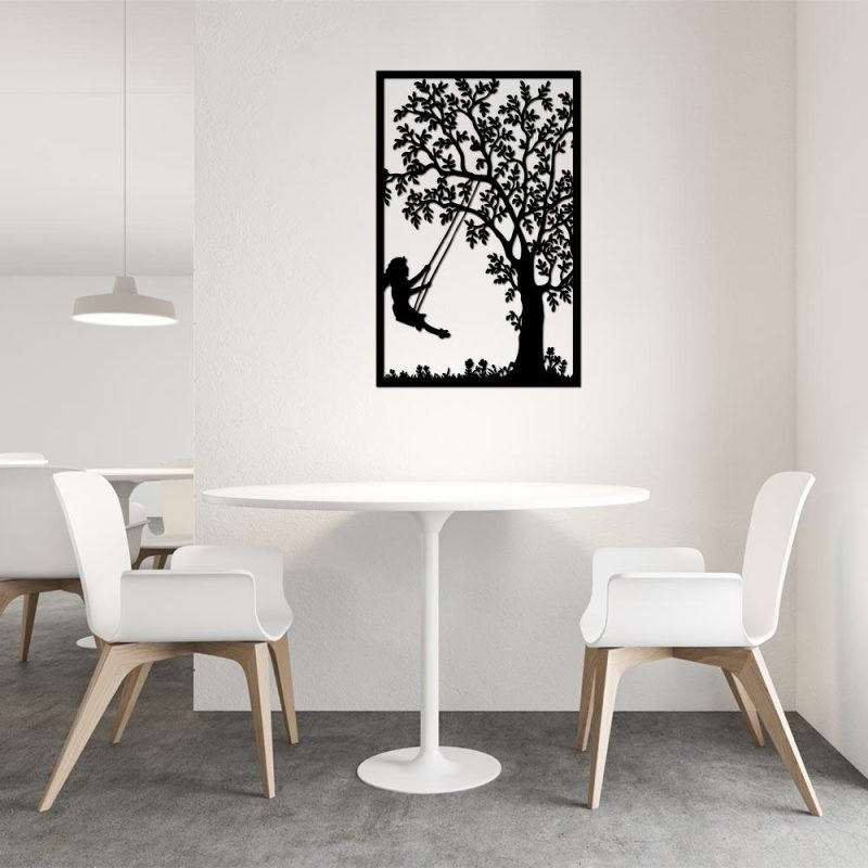 Huśtająca się dziewczynka – ornament 3d Huśtająca się dziewczynka - ornament 3d