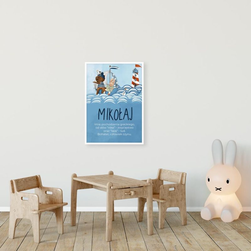 Dedykowany plakat dla chłopca – Mikołaj Dedykowany plakat dla chłopca - Mikołaj