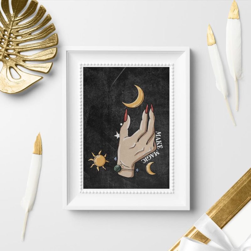 Plakat do sypialni – Make magic Plakat do sypialni - Make magic