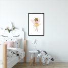 Plakat do dziecinnego pokoju z leśnym elfem