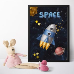plakat kosmos na plakacie dla dziecka plakatynasciany pl