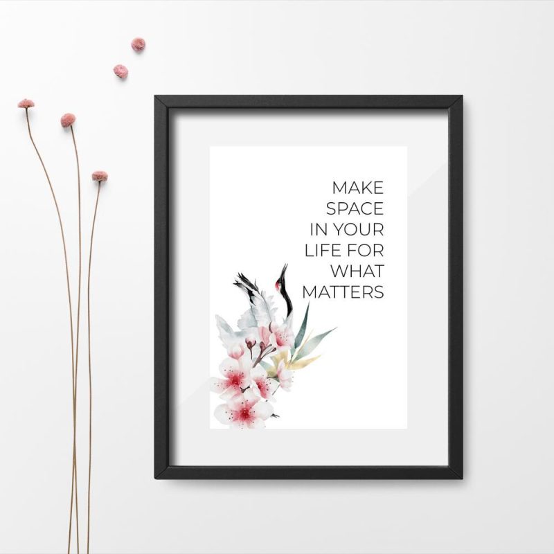Plakat pastelowy z typografią