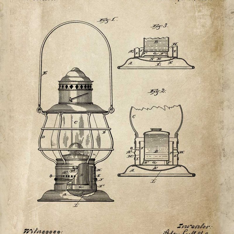Plakat - Patent na latarnie