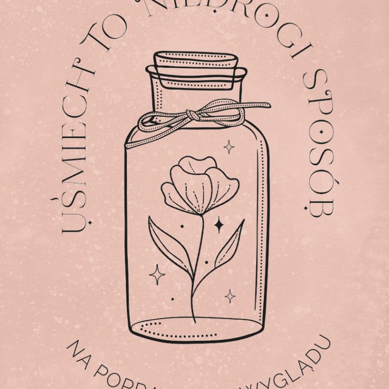 Plakat różowy z życiową maksymą Plakat różowy z życiową maksymą