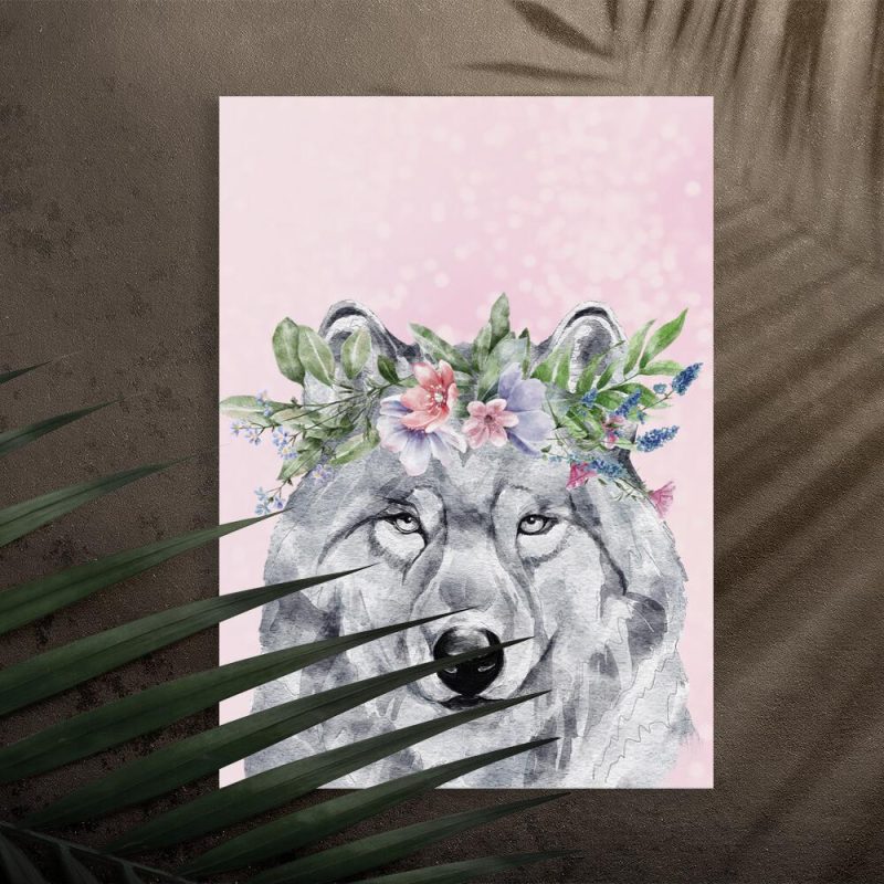 Plakat – Wilk do sypialni Plakat - Wilk do sypialni