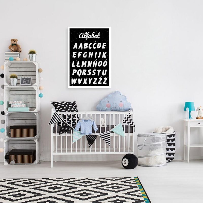 Plakat z literami Plakat z literami