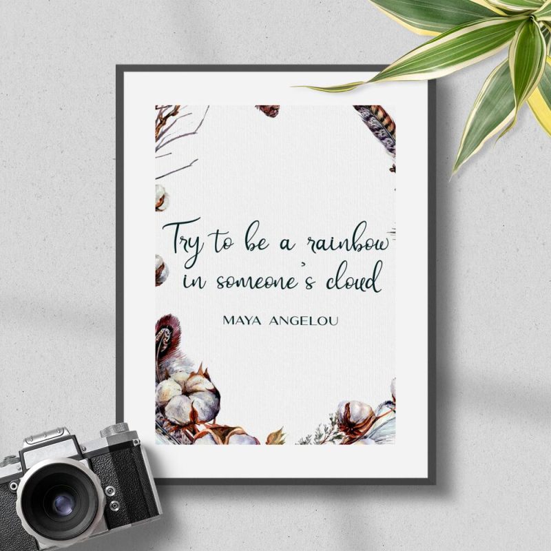 Plakat z maksymą do przedpokoju Plakat z maksymą do przedpokoju