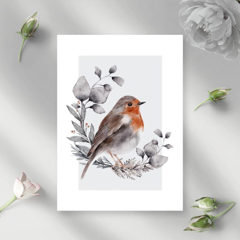 Plakat z motywem rudzika do sypialni Plakat z motywem rudzika do sypialni