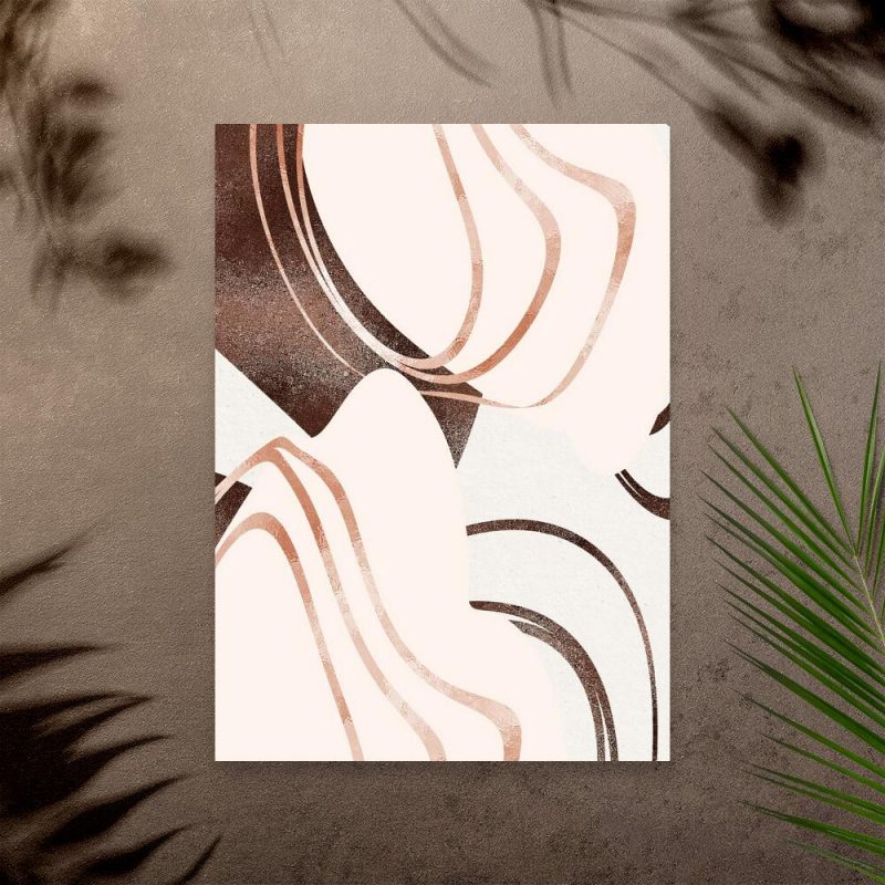 Plakat z nowoczesną abstrakcją do pokoju Plakat z nowoczesną abstrakcją do pokoju