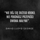 Plakat z sentencją - David Lloyd George