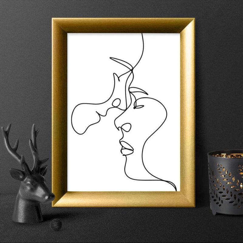 Plakat ze szkicem do dekoracji sypialni Plakat ze szkicem do dekoracji sypialni