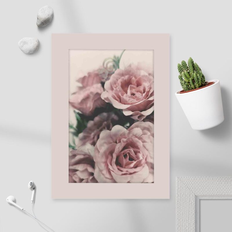 Romantyczny plakat z bukietem róż do salonu