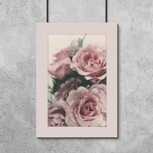 Plakat z bukietem pięknych róż