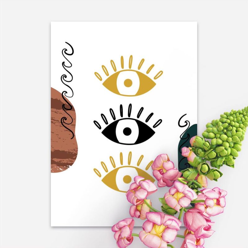 Oczy na plakacie Oczy na plakacie