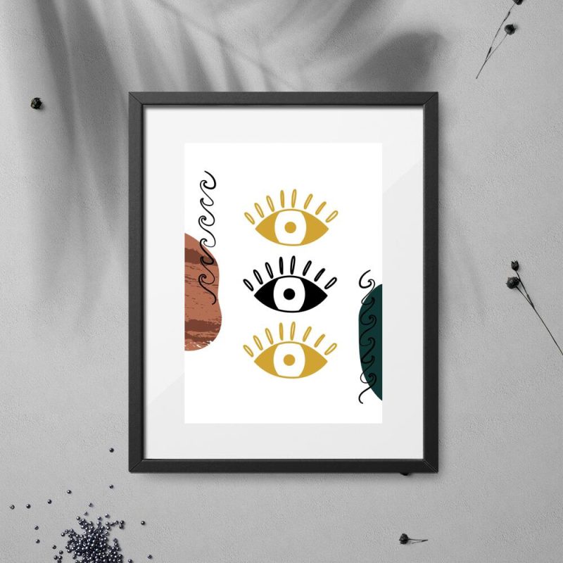 Nieparzysta liczba oczu na plakacie Nieparzysta liczba oczu na plakacie