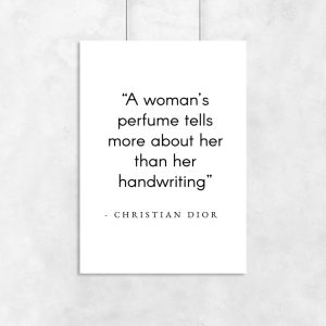 Plakat do pokoju - Cytat Christian'a Diora