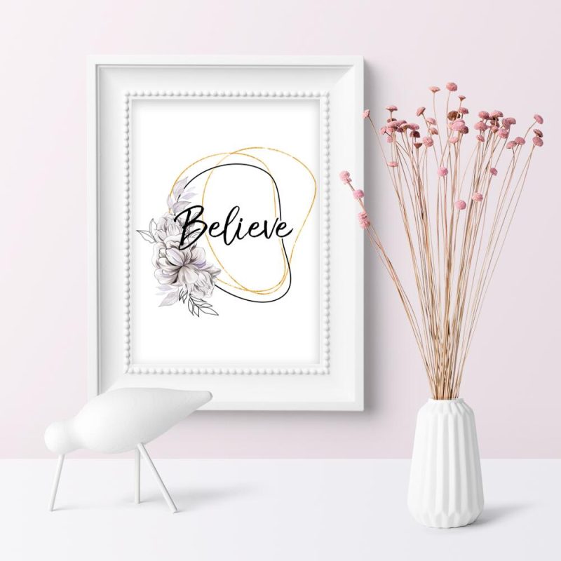 Plakat do pokoju – Believe Plakat do pokoju - Believe