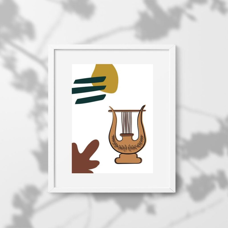 Plakat z lirą Plakat z lirą