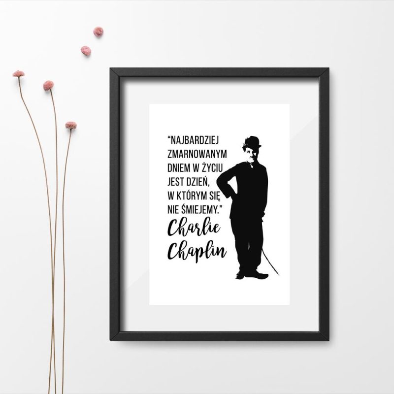 Plakat typograficzny o śmiechu na prezent Plakat typograficzny o śmiechu na prezent