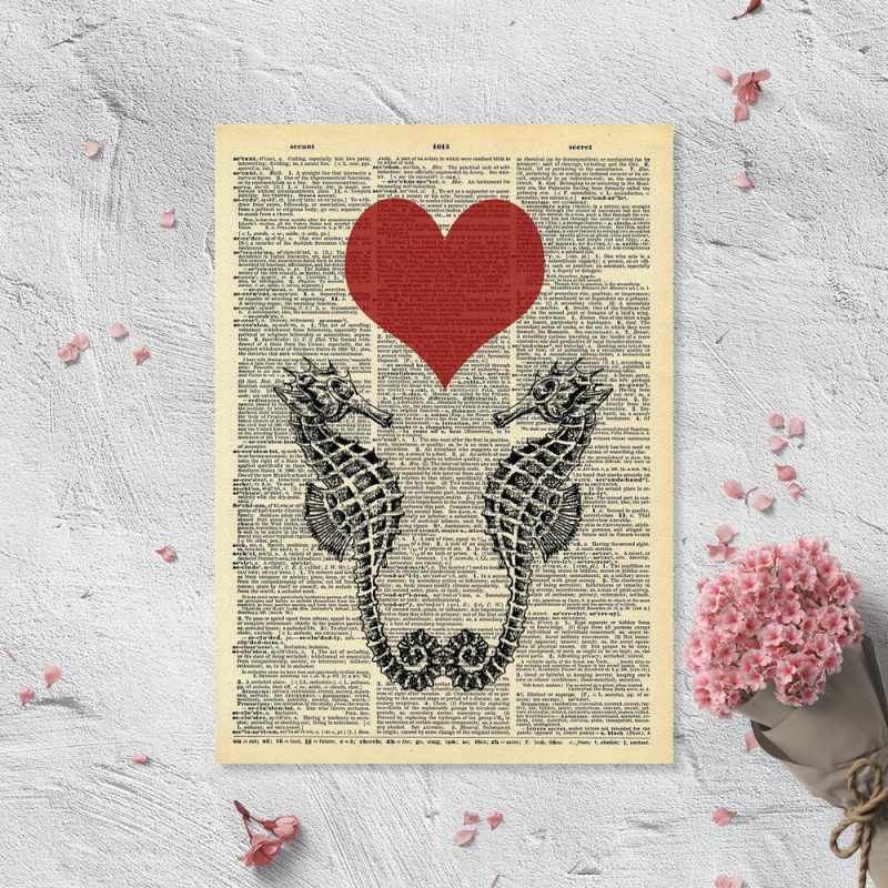 Plakat z serduszkiem do oprawienia Plakat z serduszkiem do oprawienia