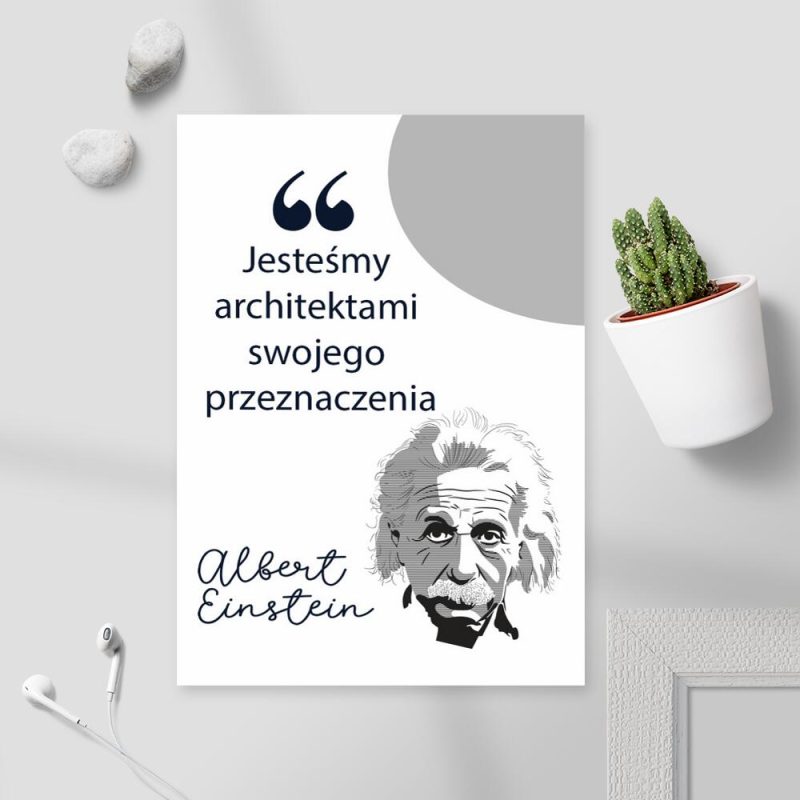 Plakat cytat o przeznaczeniu do dekoracji szkoły Plakat cytat o przeznaczeniu do dekoracji szkoły