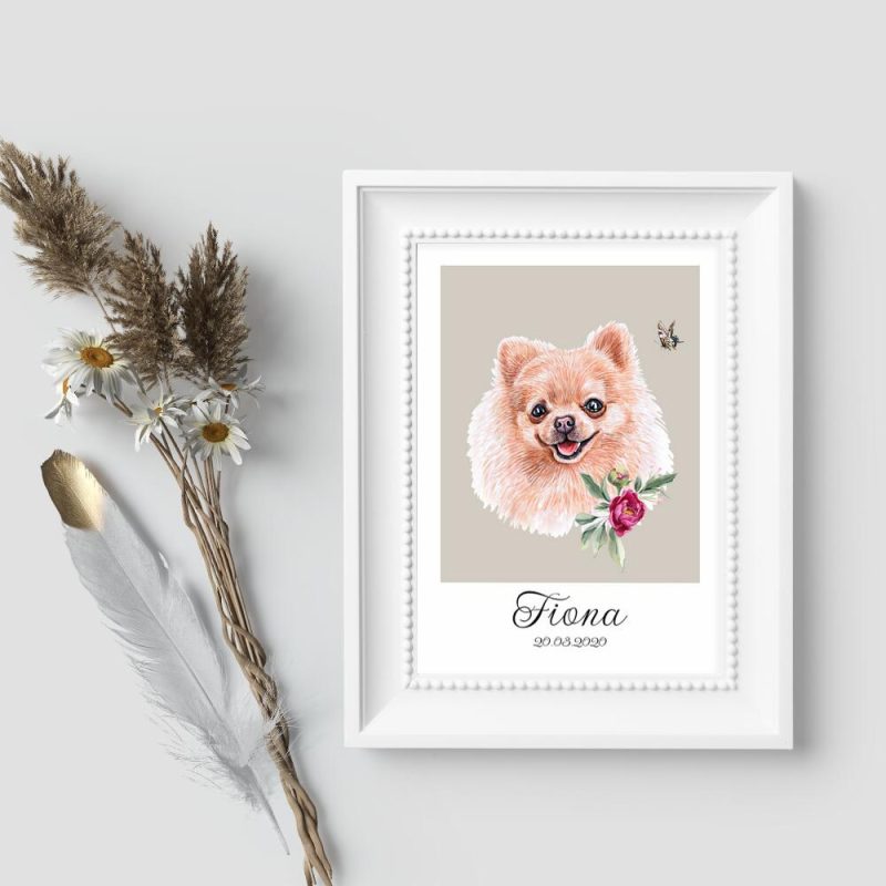 Plakat z psem do oprawienia Plakat z psem do oprawienia