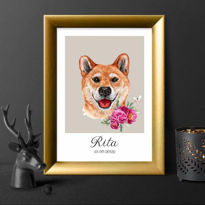 Plakat z psem Plakat z psem