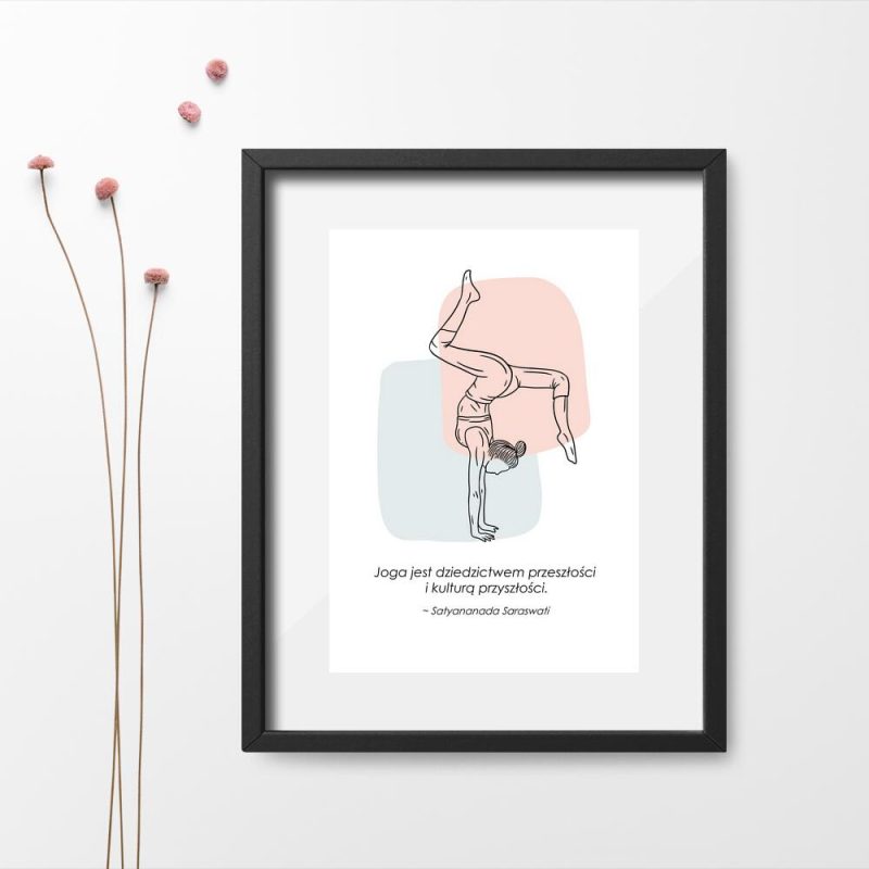 plakat z cytatem Saraswati plakat z cytatem Saraswati