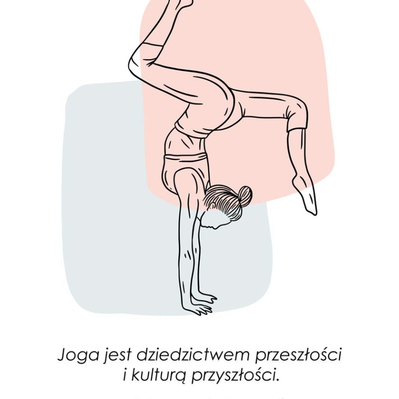 plakat z napisem o jodze plakat z napisem o jodze